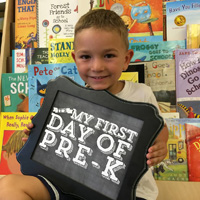First Day at Pre-K (August 2015)