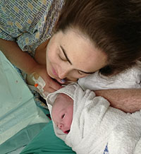 Newborn, with Vikki