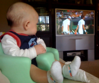 A TV addict, already!